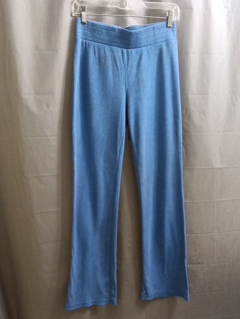 Blue Women’s Knit Flare Stretch Pants